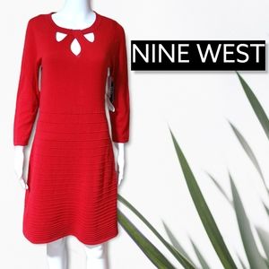 New Nine West  Casual Red Dress